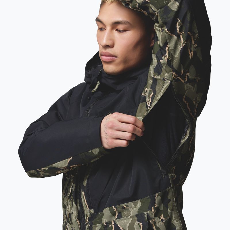 Vyriška snieglenčių striukė Columbia Coreshot Print Greenscape Treebark Print/Black 8