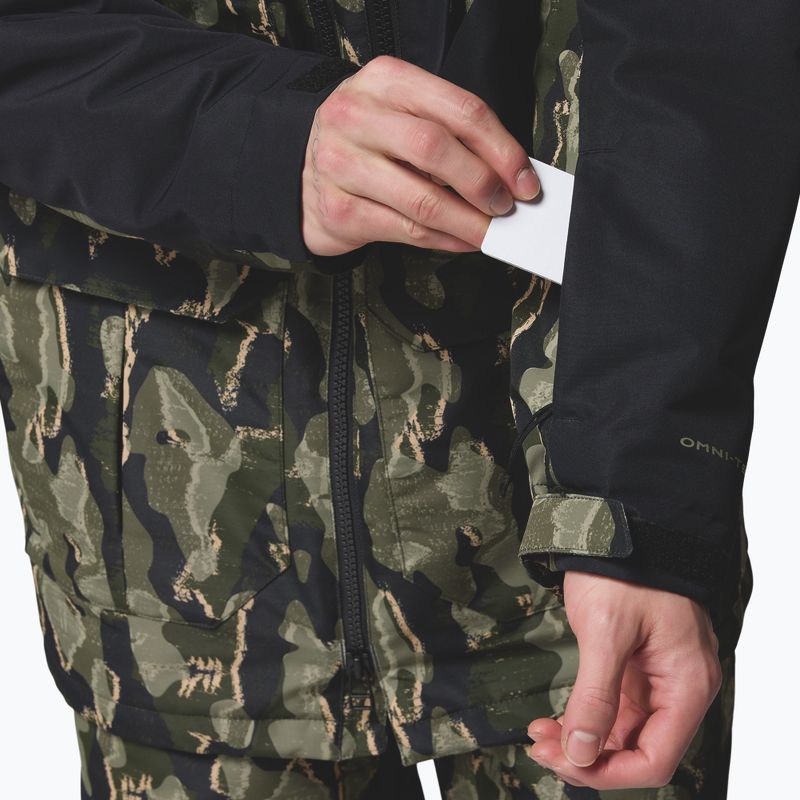 Vyriška snieglenčių striukė Columbia Coreshot Print Greenscape Treebark Print/Black 10