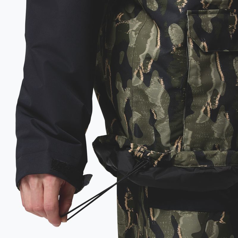 Vyriška snieglenčių striukė Columbia Coreshot Print Greenscape Treebark Print/Black 11