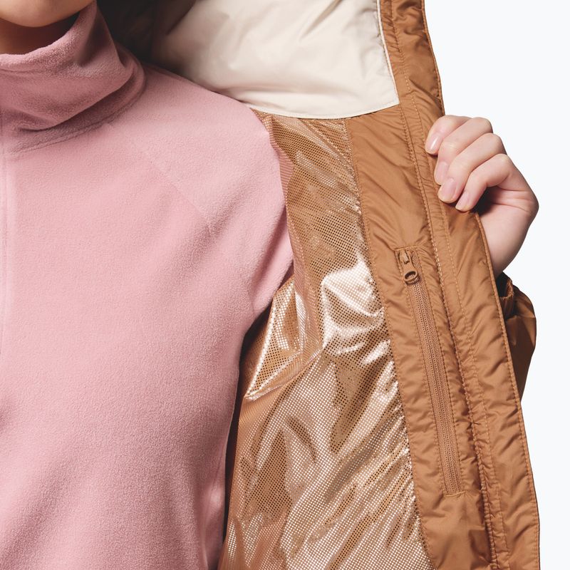 Moteriška pašiltinta striukė Columbia Pike Lake canoe/camel brown/dark stone 10