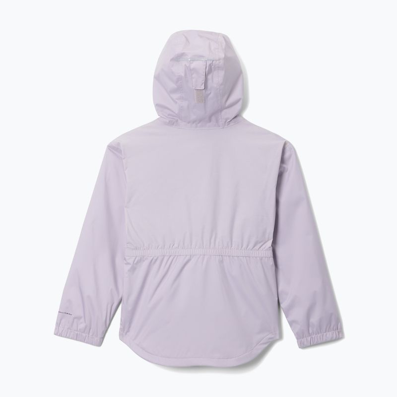 Vaikiška lietaus striukė Columbia Rainy Trails II Fleece lavender pearl 2
