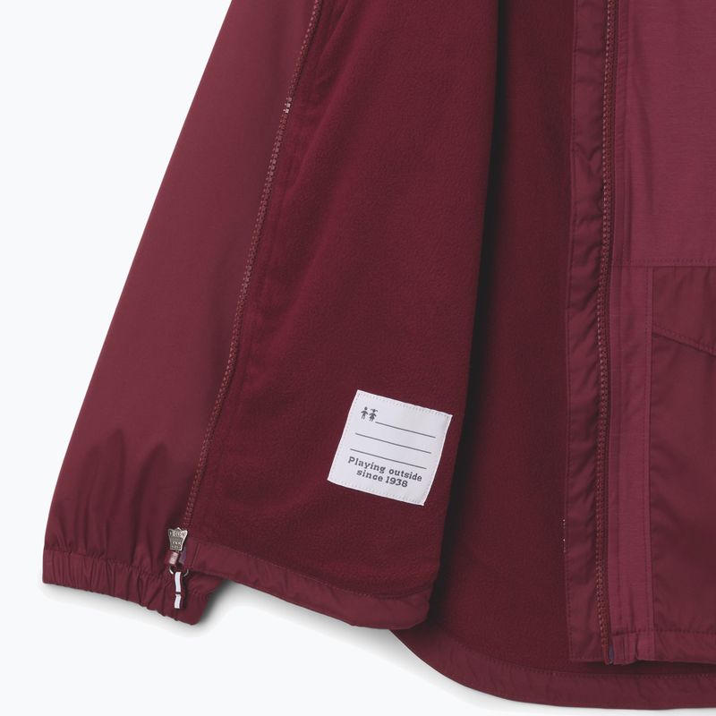 Vaikiška lietaus striukė Columbia Rainy Trails II Fleece rich wine 3