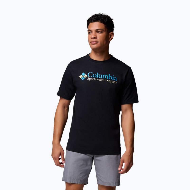 Vyriški marškinėliai Columbia CSC Basic logo black/csc retro logo