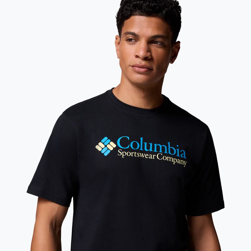 Vyriški marškinėliai Columbia CSC Basic logo black/csc retro logo 5