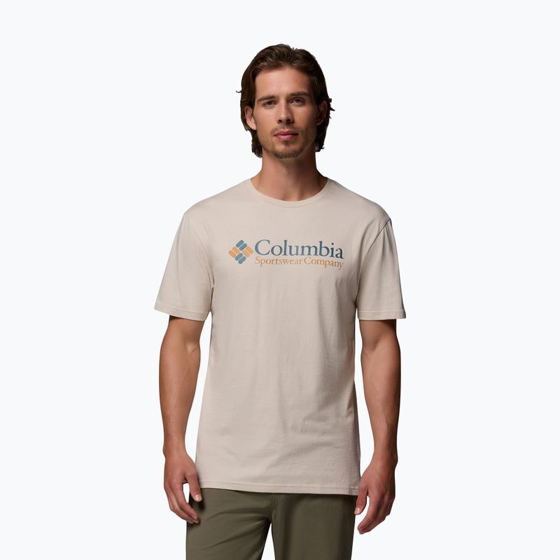 Vyriški marškinėliai Columbia CSC Basic logo dark stone/csc retro logo