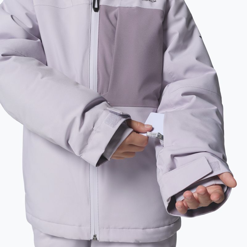 Vaikiška slidinėjimo striukė Columbia Holcomb Grove lavender pearl/shale purple 7