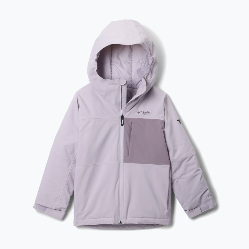 Vaikiška slidinėjimo striukė Columbia Holcomb Grove lavender pearl/shale purple 9