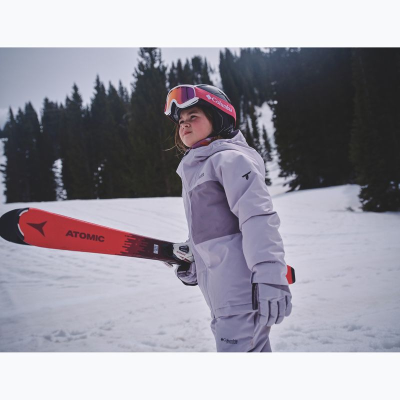 Vaikiška slidinėjimo striukė Columbia Holcomb Grove lavender pearl/shale purple 15