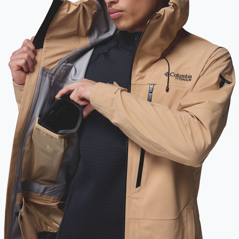 Vyriška slidinėjimo striukė Columbia Platinum Peak II 3L Shell canoe 12