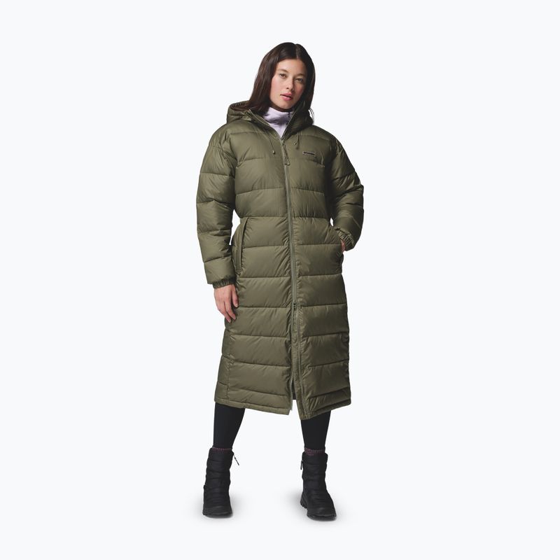 Moteriškas pašiltintas paltas Columbia Pike Lake III Long stone green 2