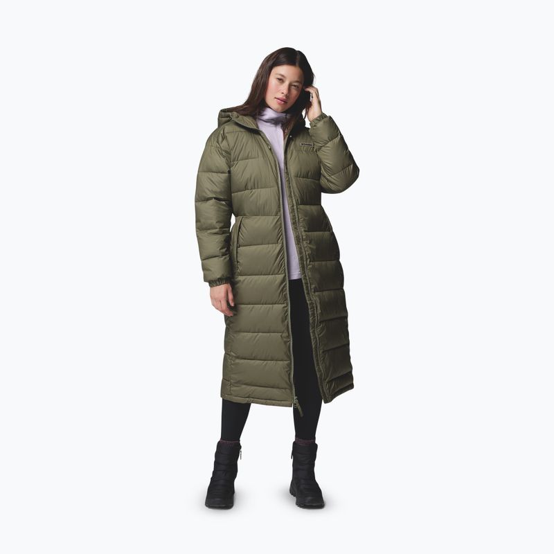 Moteriškas pašiltintas paltas Columbia Pike Lake III Long stone green 5