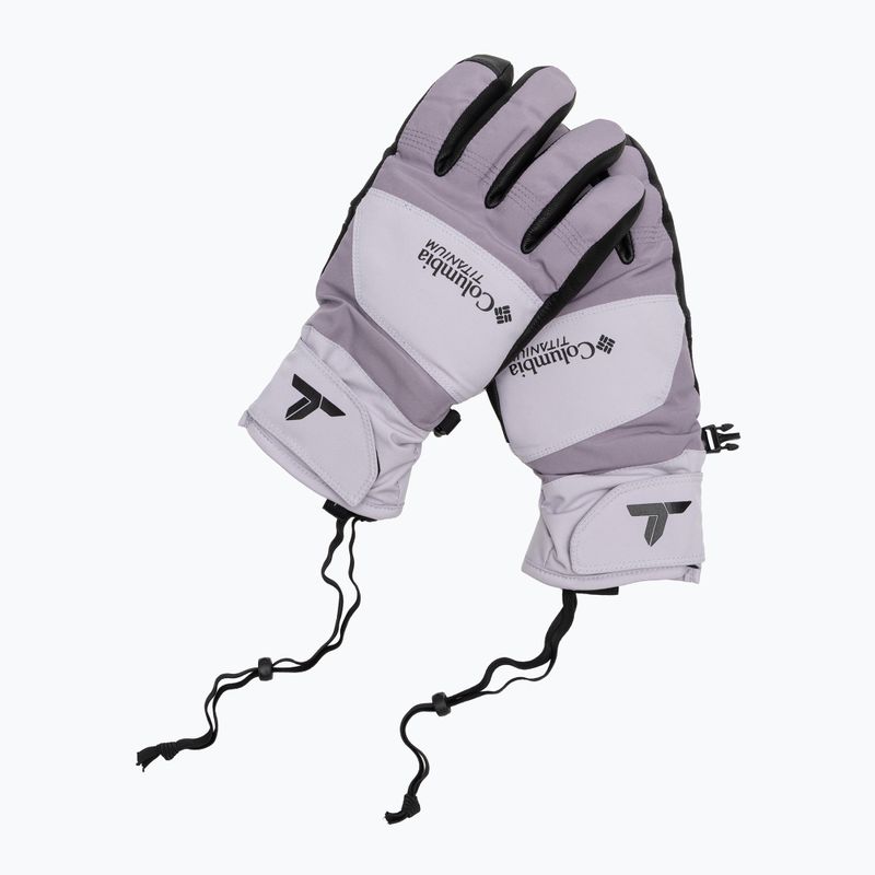 Moteriškos žygio pirštinės Columbia PowBound lavender pearl/shale purple/black 6