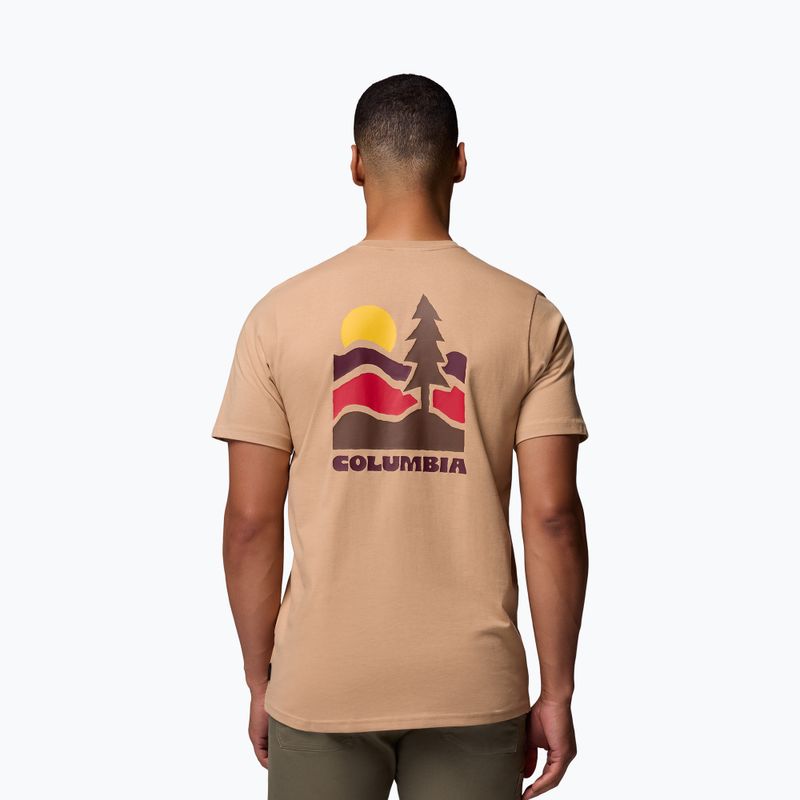 Vyriški trekingo marškinėliai Columbia Explorers Canyon Back canoe/get hiked 3