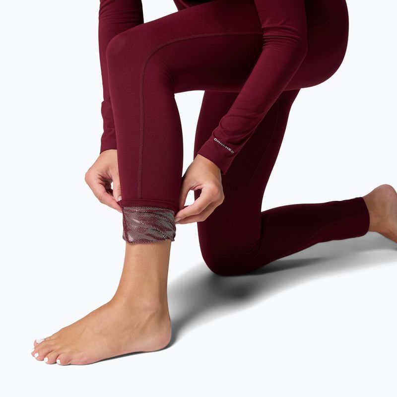 Moteriškos termoaktyvios kelnės Columbia Midweight Stretch rich wine 7