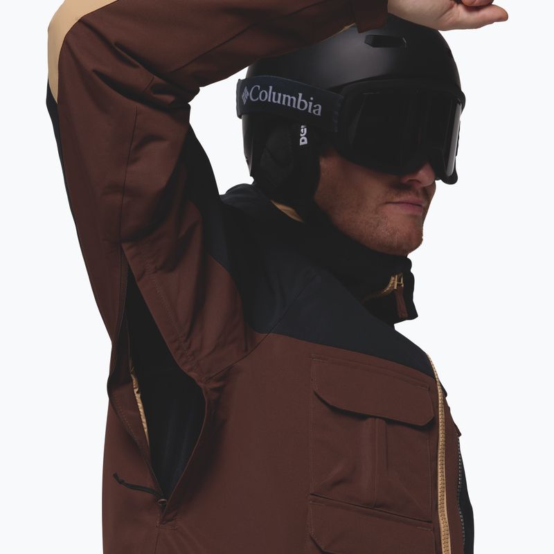 Vyriška snieglenčių striukė Columbia Coreshot tobacco/black/canoe 8