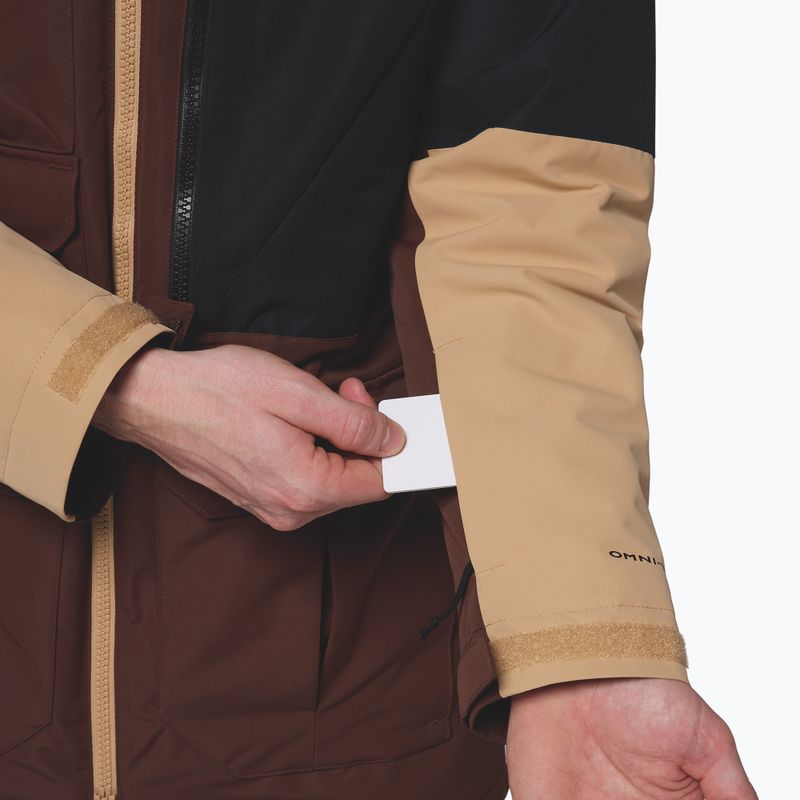 Vyriška snieglenčių striukė Columbia Coreshot tobacco/black/canoe 9