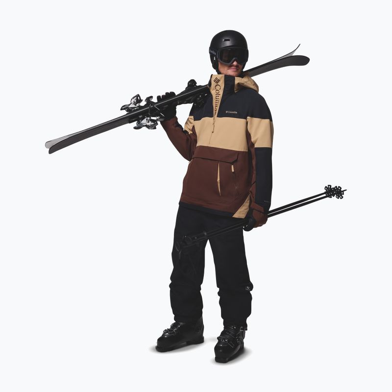 Vyriška snieglenčių striukė Columbia Coreshot Shell Anorak tobacco/canoe/black 2