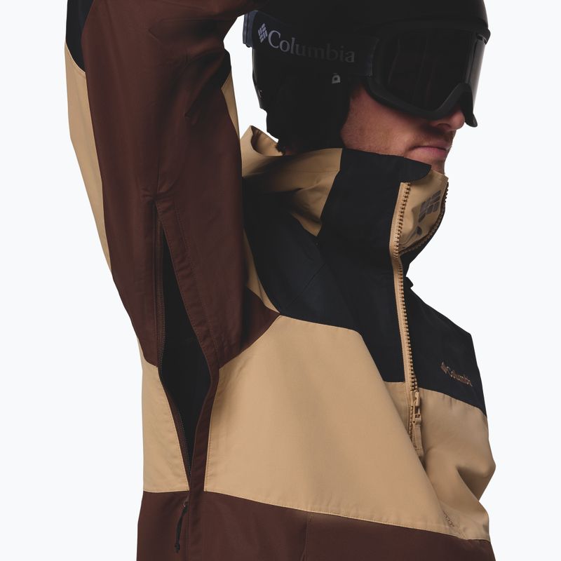 Vyriška snieglenčių striukė Columbia Coreshot Shell Anorak tobacco/canoe/black 8