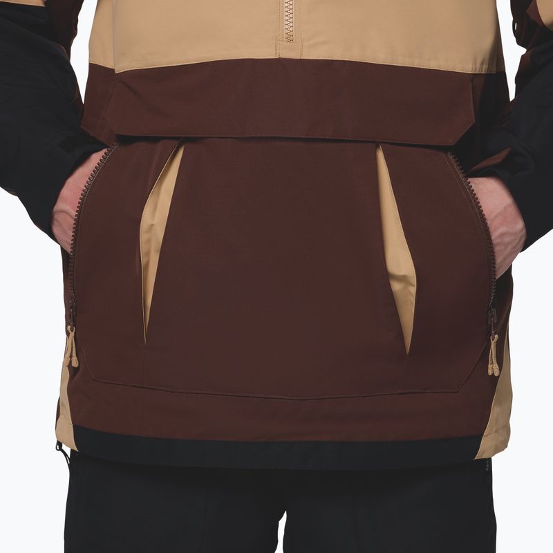 Vyriška snieglenčių striukė Columbia Coreshot Shell Anorak tobacco/canoe/black 11