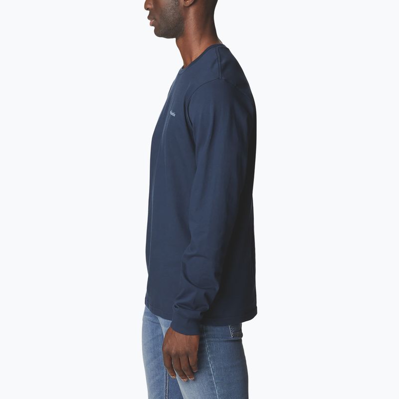 Vyriškas džemperis Columbia Explorers Canyon collegiate navy su firminiu raštu 3