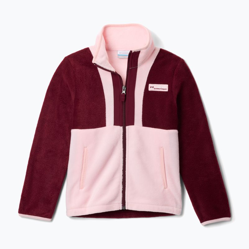 Vyriškas džemperis Columbia Back Bowl II Full Zip rich wine/satin pink