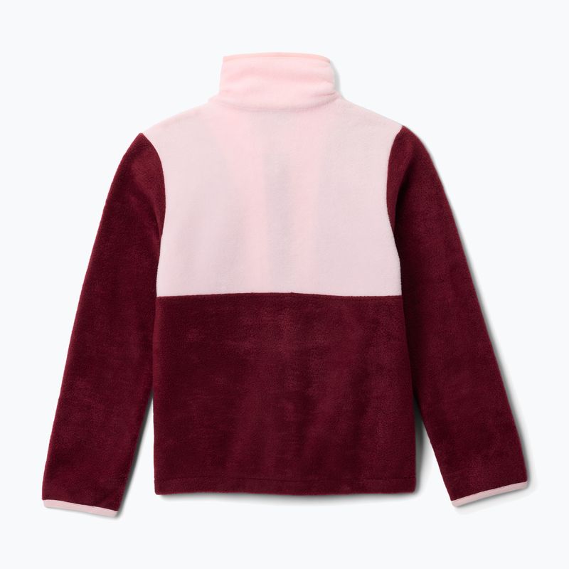 Vyriškas džemperis Columbia Back Bowl II Full Zip rich wine/satin pink 2