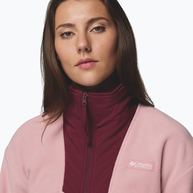 Moteriškas džemperis Columbia Sequoia Grove Full Zip eraser pink/rich wine 6