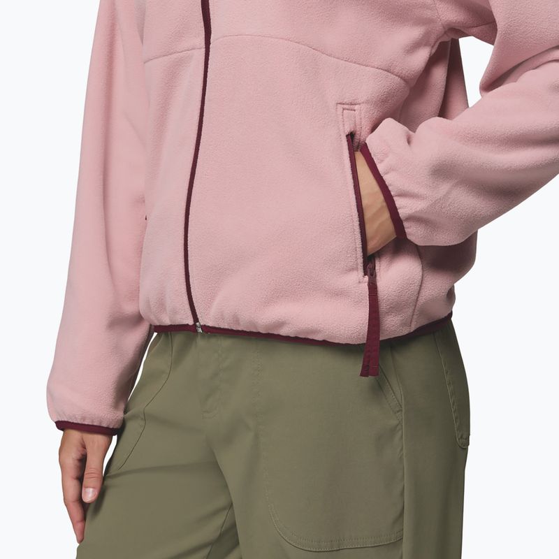Moteriškas džemperis Columbia Sequoia Grove Full Zip eraser pink/rich wine 7