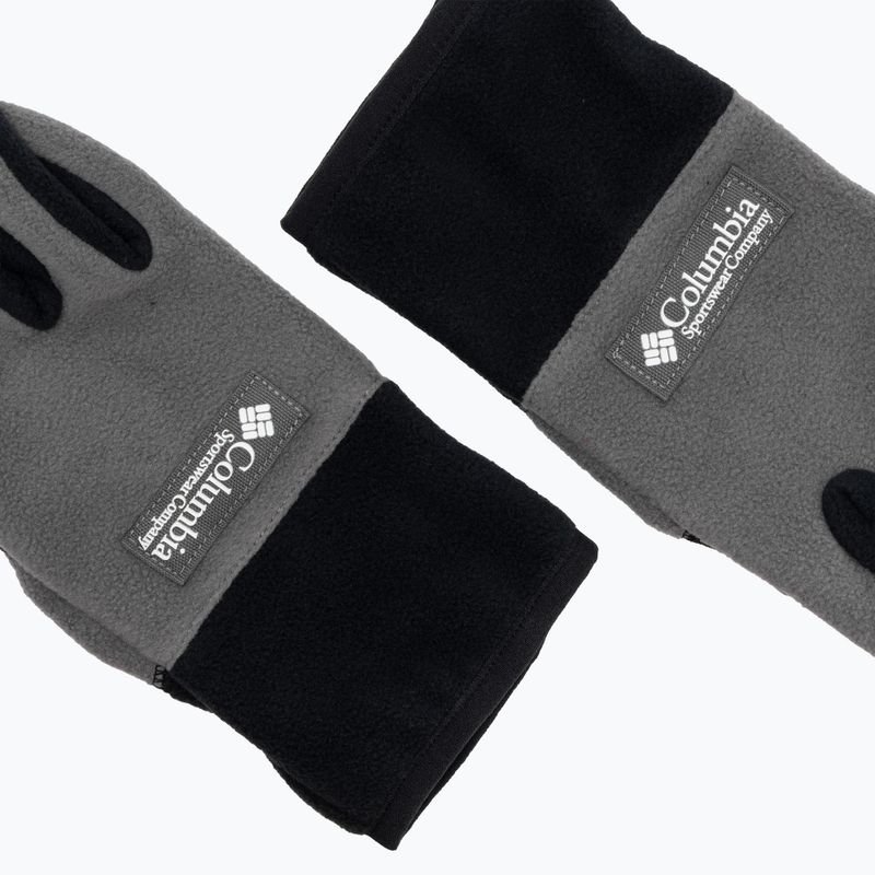 Vyriškos trekingo pirštinės Columbia Sequoia Grove city grey/black 5