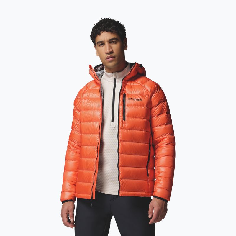 Vyriška pūsta striukė Columbia Arctic Crest Down Hooded zing 5