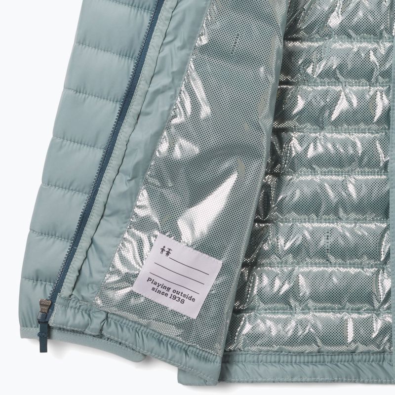 Vaikiška pašiltinta striukė Columbia Powder Lite II Hooded crushed blue 3