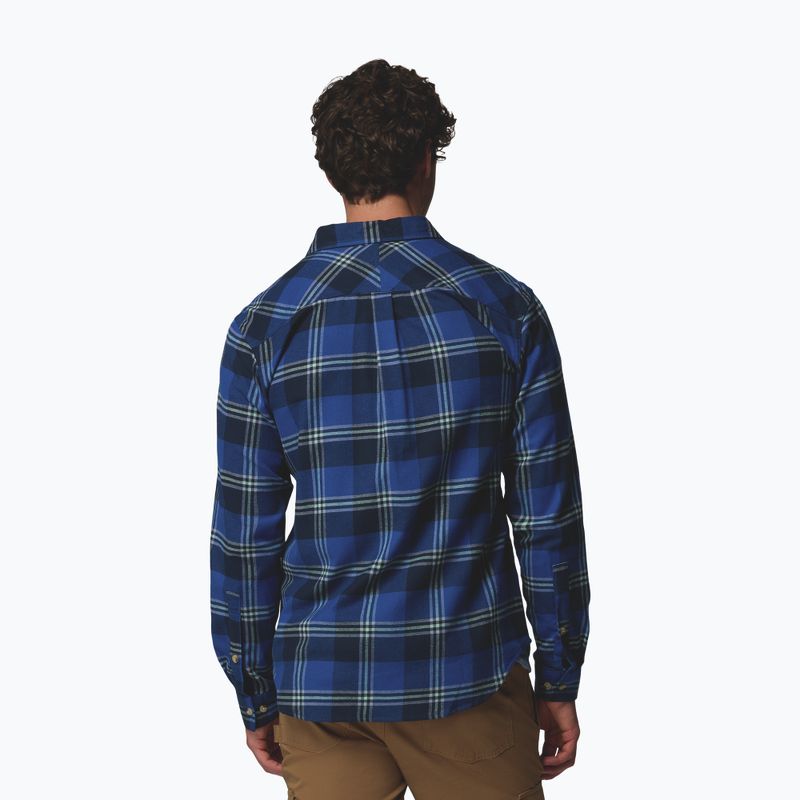 Vyriški marškiniai Columbia Flare Gun Stretch Flannel Mtn Blue Trails Edge Plaid 3