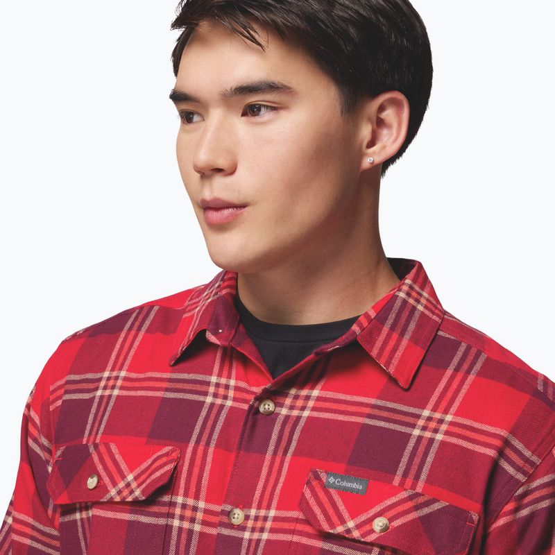 Vyriški marškiniai Columbia Flare Gun Stretch Flannel mtn red trails edge plaid 6