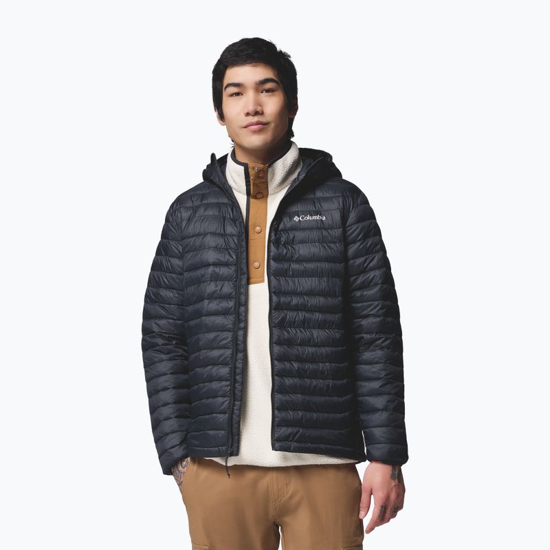 Vyriška pašiltinta striukė Columbia Powder Pass black 5