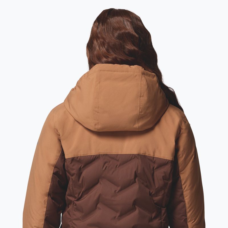Moteriškas pūkinis paltas Columbia Mountain Croo III Mid Down tobacco/camel brown 7