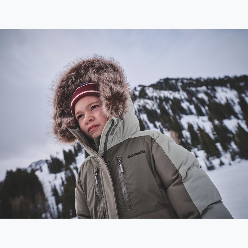 Vaikiška pašiltinta striukė Columbia Girl's Marquam Peak Fusion II stone green/safari 9