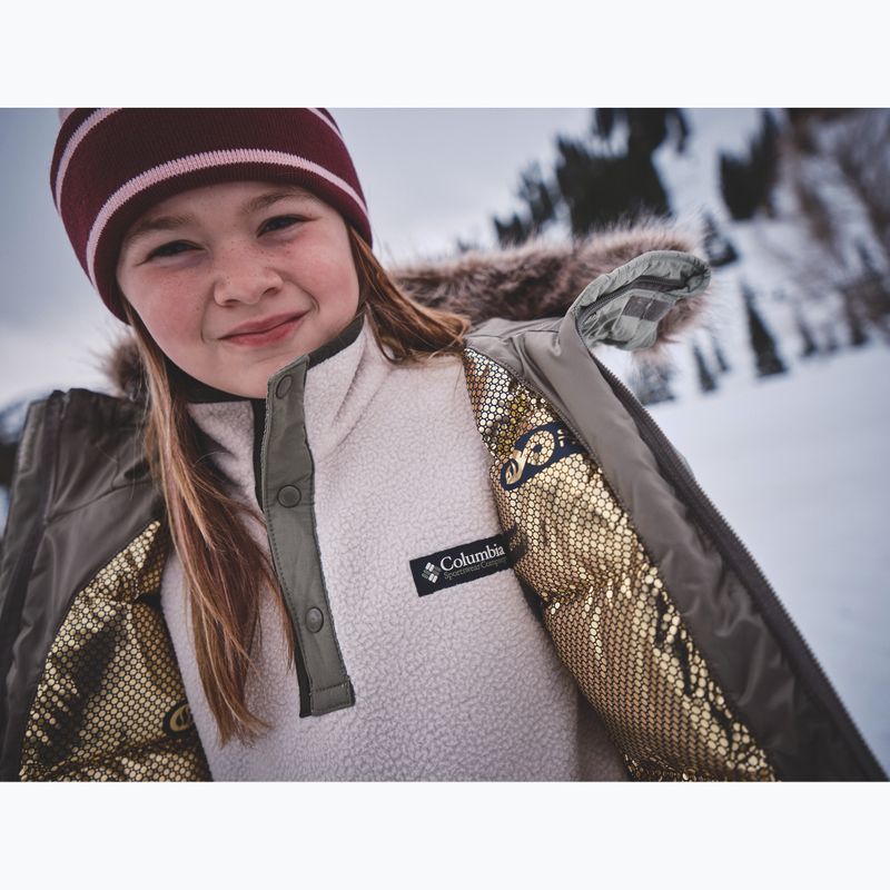 Vaikiška pašiltinta striukė Columbia Girl's Marquam Peak Fusion II stone green/safari 10