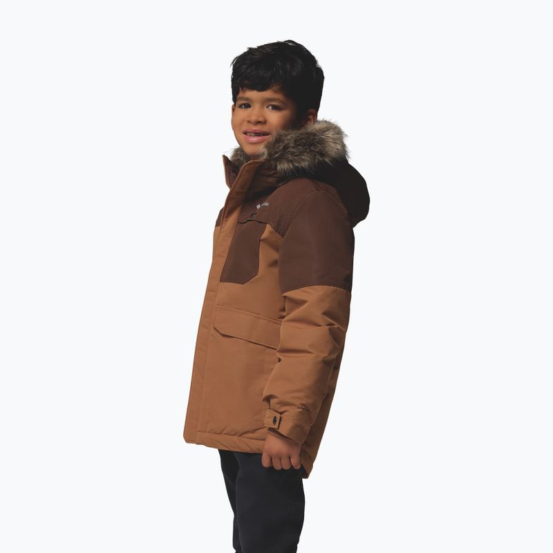 Vaikiška pašiltinta striukė Columbia Nordic Strider II camel brown/tobacco 4