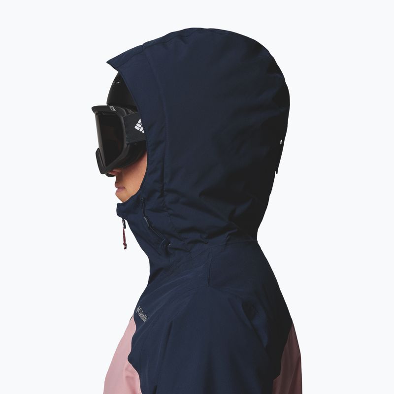 Moteriška slidinėjimo striukė Columbia Liftline eraser pink/collegiate navy/rich wine 7