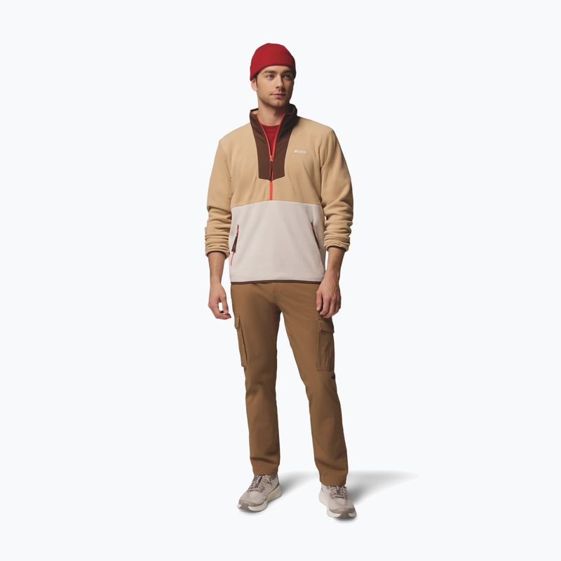 Vyriškas džemperis Columbia Sequoia Grove Half Zip Fleece canoe/dark stone/tobacco 2