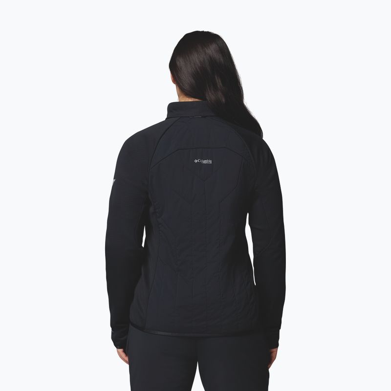 Moteriška hibridinė striukė Columbia Arctic Crest Hybrid Full Zip black 3