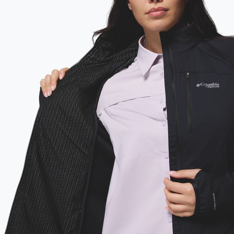 Moteriška hibridinė striukė Columbia Arctic Crest Hybrid Full Zip black 6