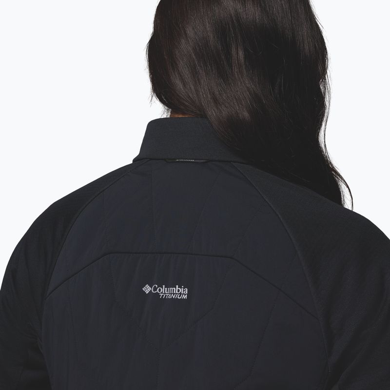 Moteriška hibridinė striukė Columbia Arctic Crest Hybrid Full Zip black 8