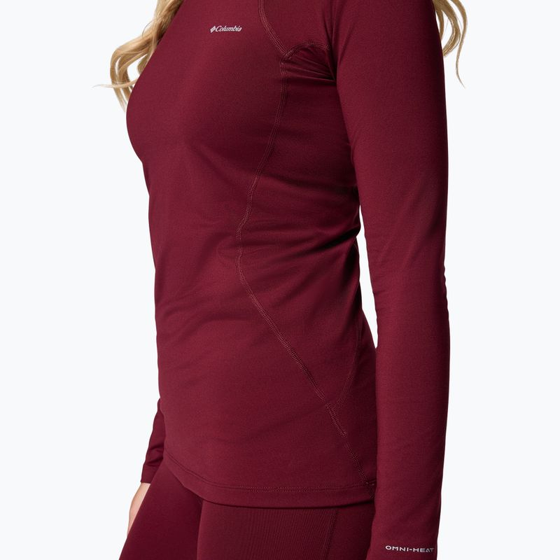 Moteriški termoaktyvūs marškinėliai Columbia Midweight Stretch rich wine 6