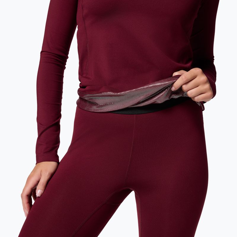 Moteriški termoaktyvūs marškinėliai Columbia Midweight Stretch rich wine 7
