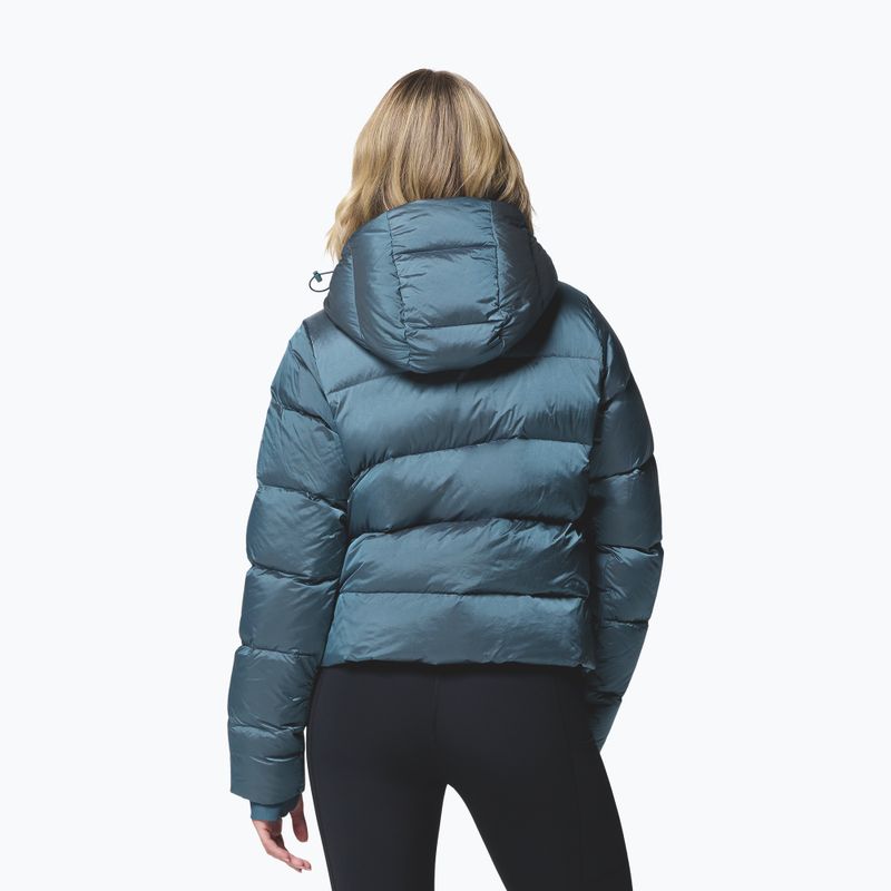 Moteriška pūsta striukė Columbia Amaze Puff Hooded everblue high shine 3