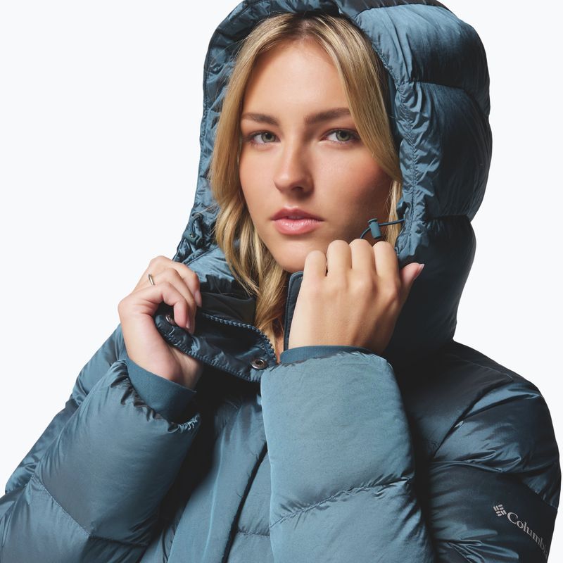 Moteriška pūsta striukė Columbia Amaze Puff Hooded everblue high shine 6