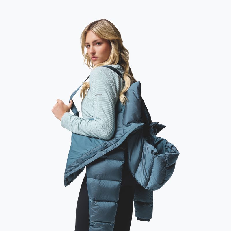 Moteriška pūsta striukė Columbia Amaze Puff Hooded everblue high shine 11