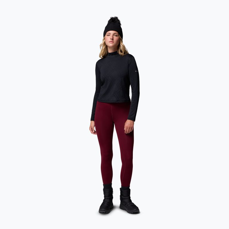 Moteriški žygio marškinėliai ilgomis rankovėmis Columbia Granite Point Turtleneck black 2