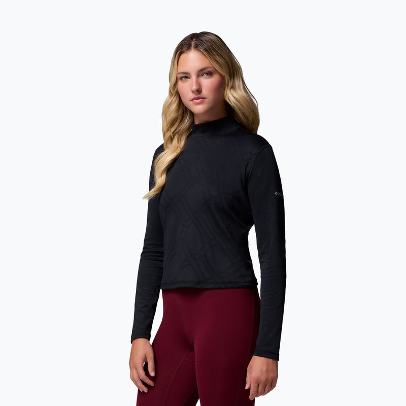 Moteriški žygio marškinėliai ilgomis rankovėmis Columbia Granite Point Turtleneck black 4